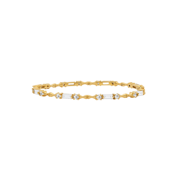bamboo diamond bangle