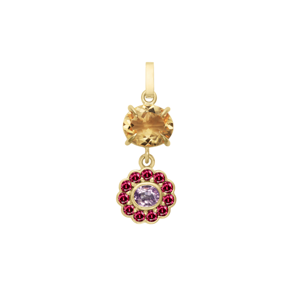 gemstone charm in shortcake