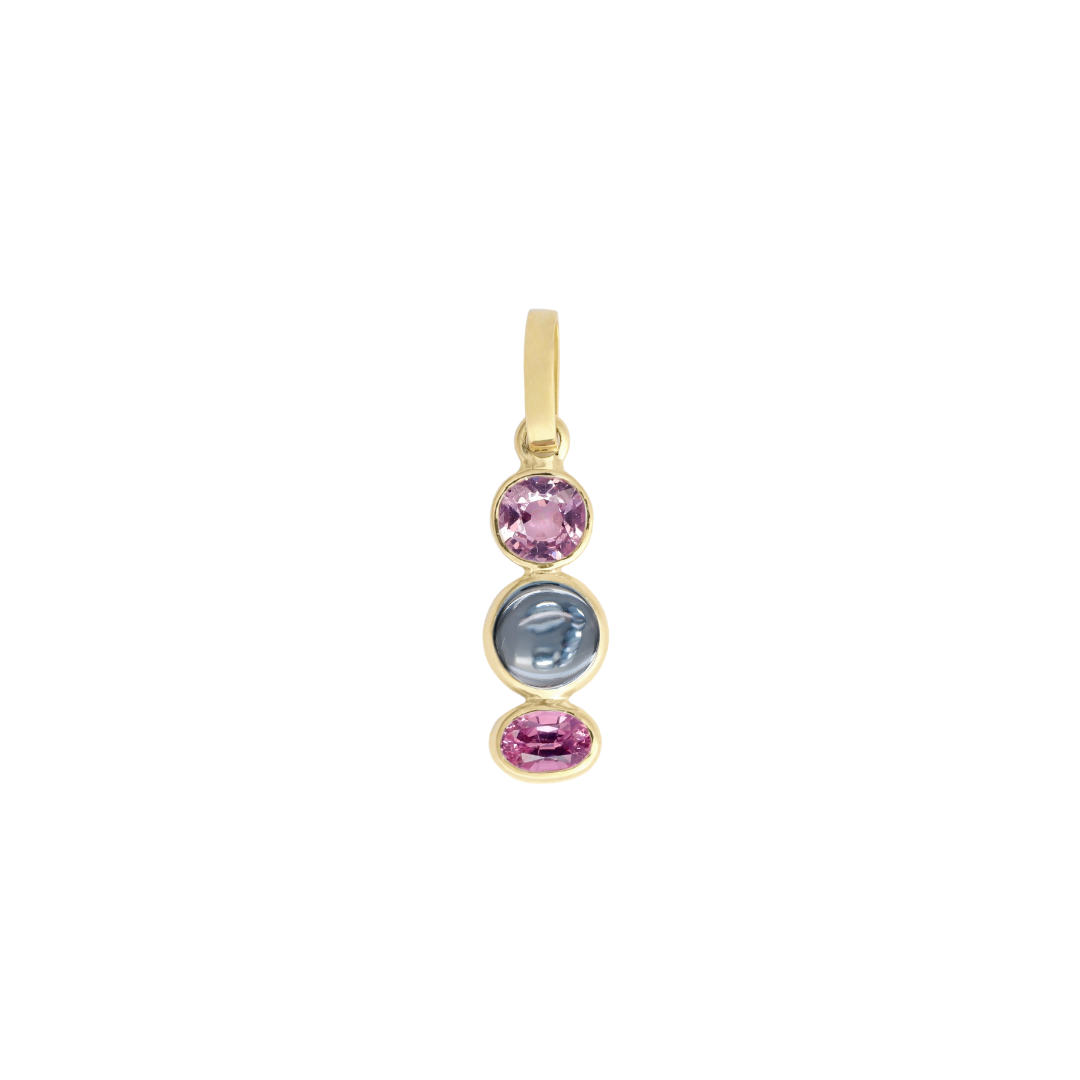 gemstone charm in jelly bean
