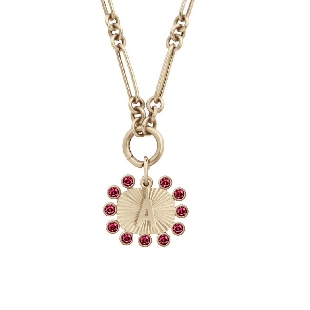gemstone beaded tag