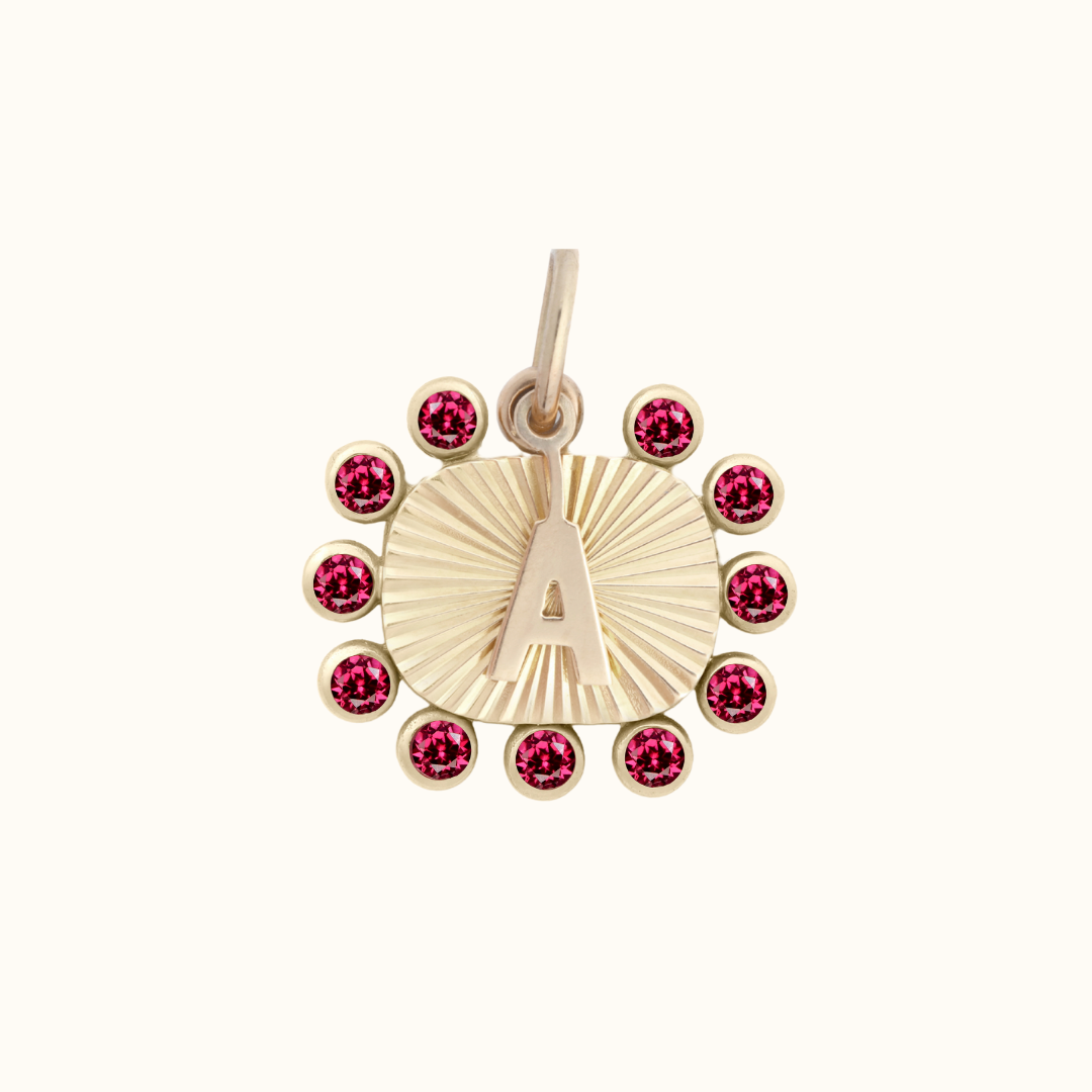 gemstone beaded tag
