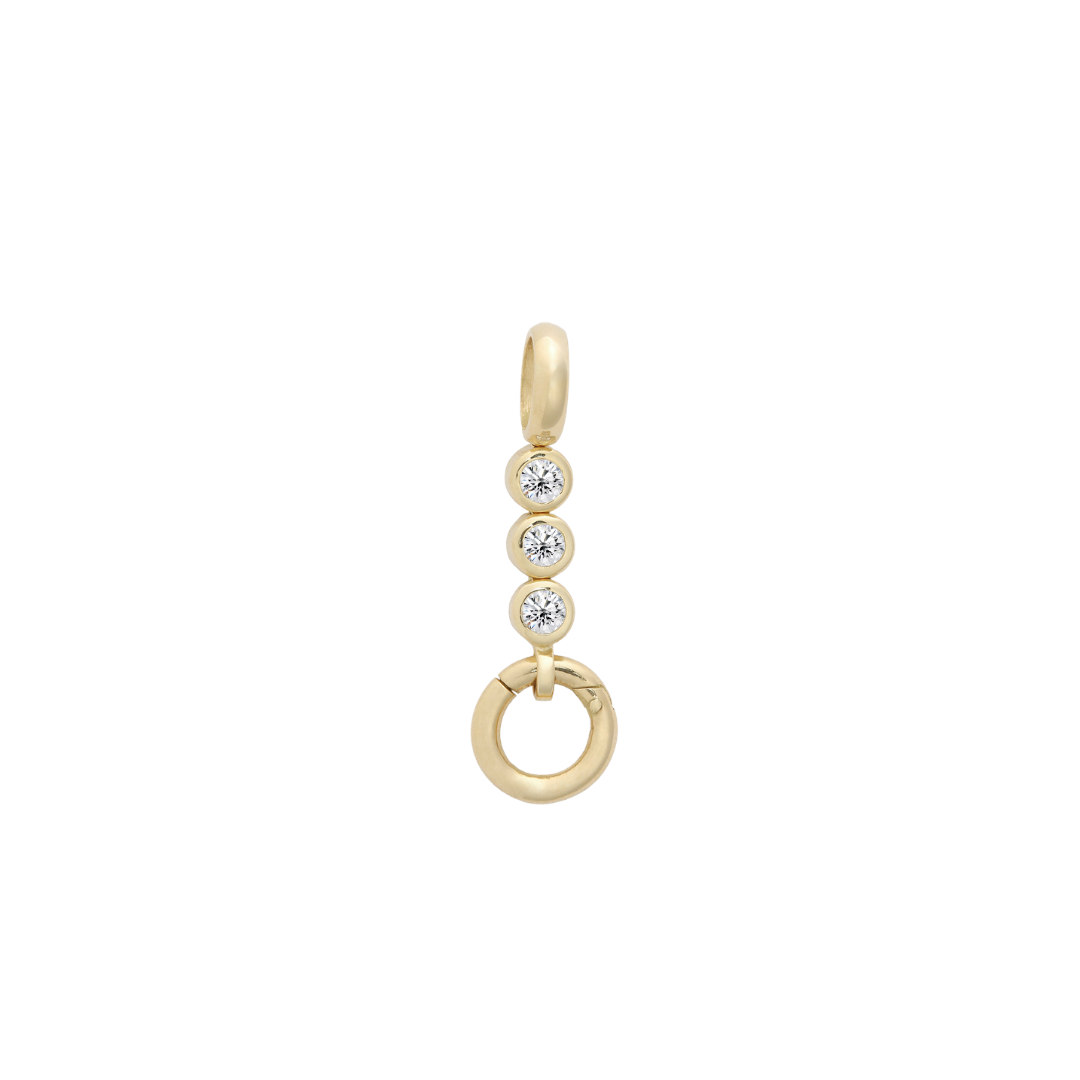 charm extender in diamond row