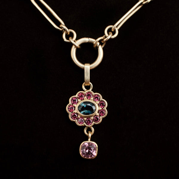 gemstone charm in cherry berry jam