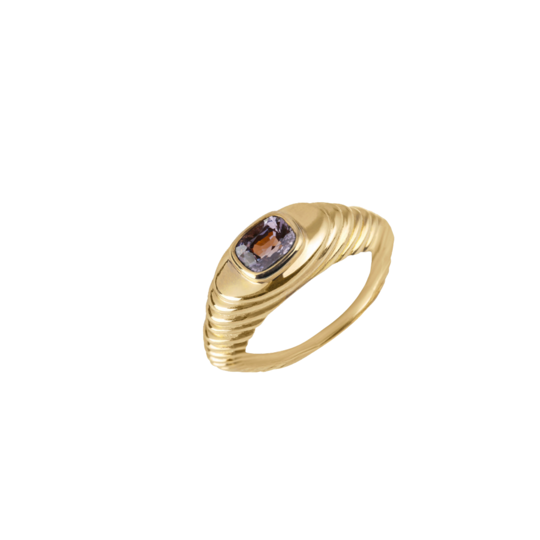 ribbed dome ring
