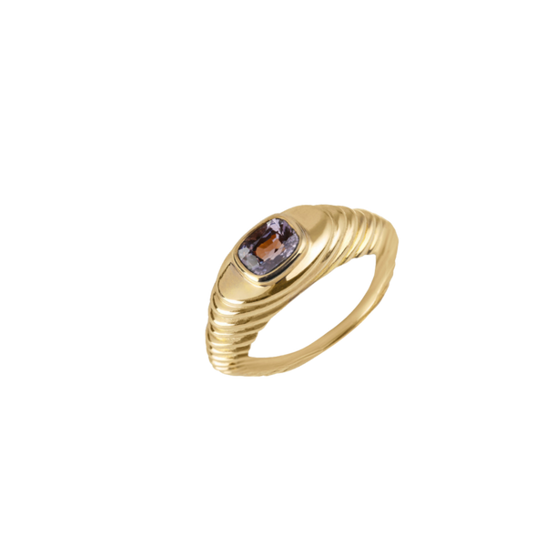 ribbed dome ring